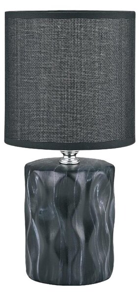Zuma Line HS8603-BL - Lampada da tavolo 1xE14/40W/230V nero/decorazione in marmo
