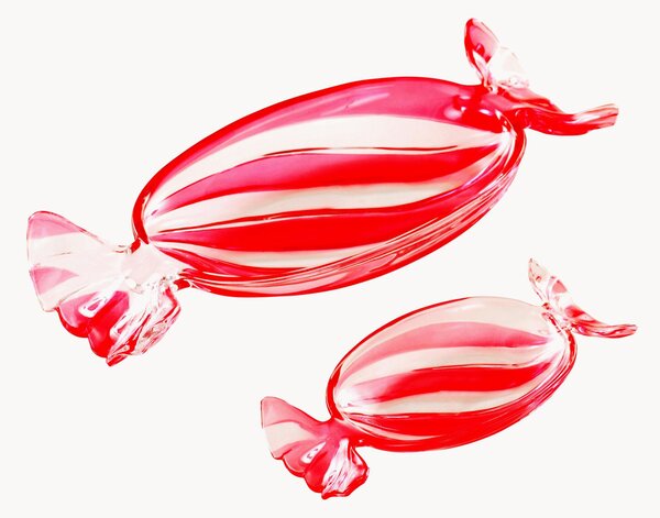 Set di 2 piatti da portata Deco Polka Candy