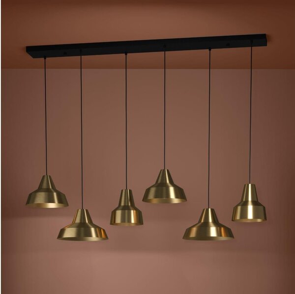Eglo 390017 - Lampadario a sospensione con filo SAVARNA 6xE27/40W/230V oro