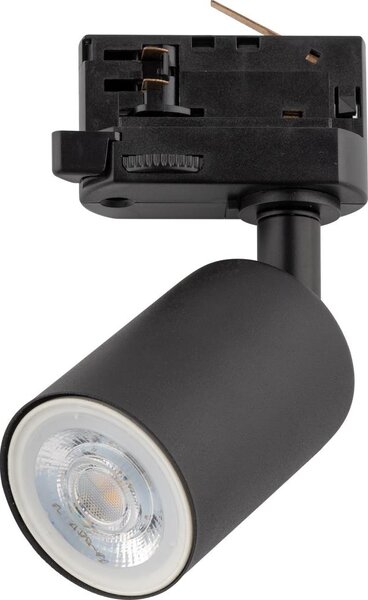 Faretto per sistema a binario trifase TOP 1xGU10/10W/230V nero