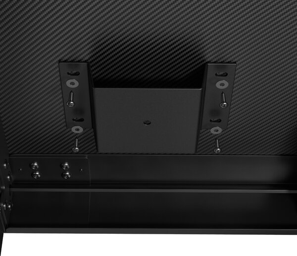 Supporto per PC sotto la scrivania, sospeso, per setup da gaming, nero: Diablo PC Holder
