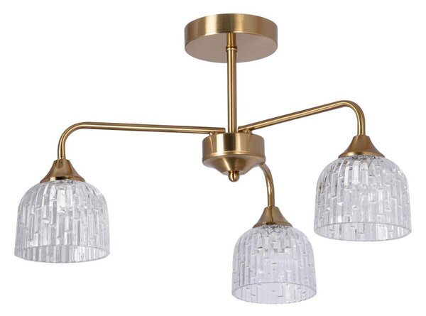 Lampadario a sospensione con supporto rigido 3xE14/60W/230V oro
