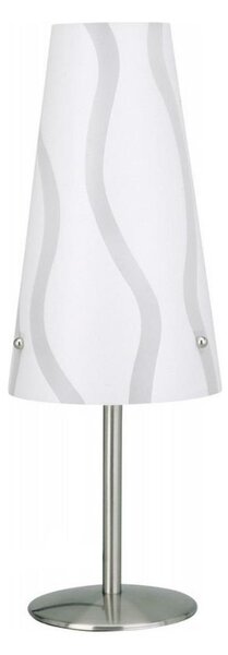 Brilliant - Lampada da tavolo ISI 1xE14/40W/230V bianco/grigio/cromo lucido