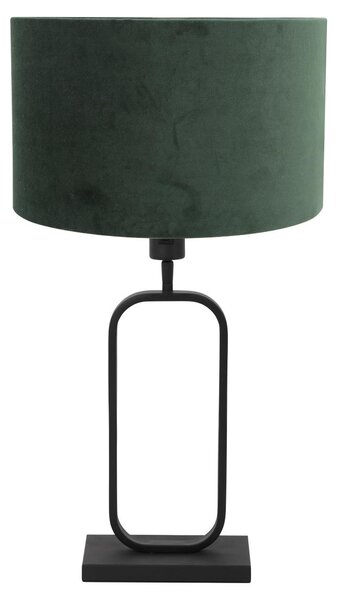 Steinhauer - lampada da tavolo - Stang - nero - metallo velluto - lampada da comodino - E27 - 4811ZW