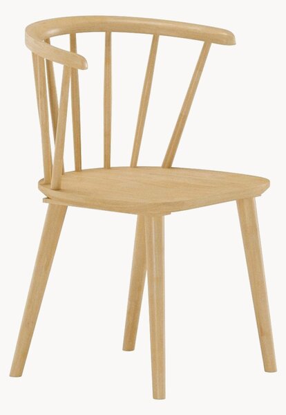 Set di 2 sedie da pranzo in legno di albero della gomma Bobby