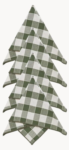 Set di 4 tovaglioli in cotone Mary