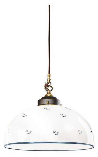 Kolarz 731.32.19 - Lampadario a sospensione con filo NONNA 1xE27/75W/230V diametro 36 cm blu