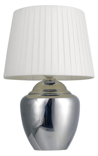 Lampada da tavolo 1xE27/25W/230V cromo lucido