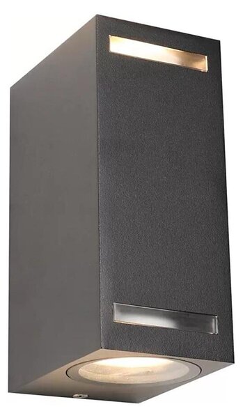 Applique da esterno FAVEIRA 2xGU10/7W/230V IP44 antracite