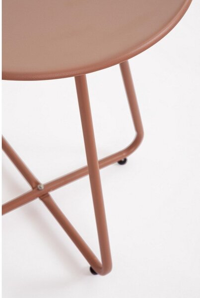Tavolino da giardino rotondo in acciaio ø 45 cm Jable – Bizzotto