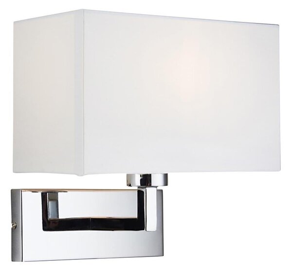 Endon 56373 - Applique PICCOLO 1xE27/10W/230V bianco/cromo lucido