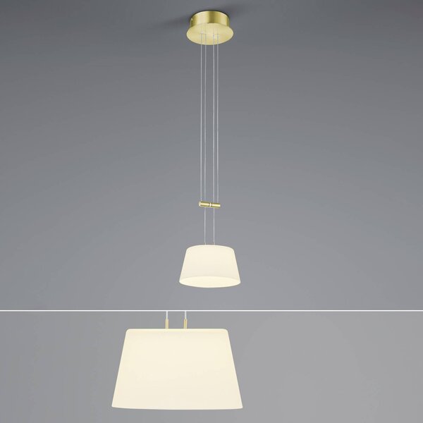 BANKAMP Lampada a sospensione a 1 luce Conus LED, ottone
