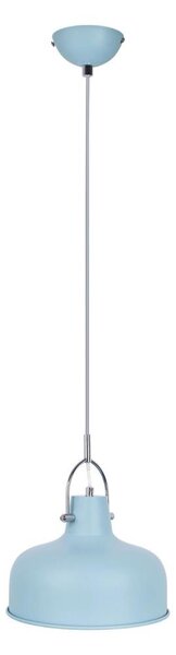 Lampadario a sospensione con filo ROMI 1xE27/40W/230V blu