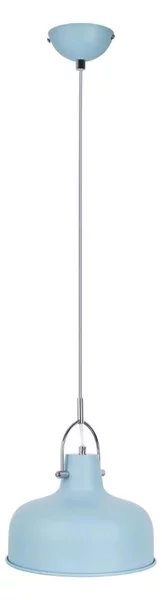 Lampadario a sospensione con filo ROMI 1xE27/40W/230V blu