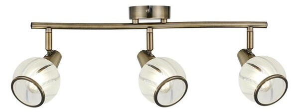 Prezent 14105 - Faretto SIENTO 3xE14/40W/230V ottone