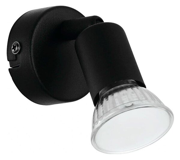 Eglo 780457 - Luce Spot da parete a LED ESCALERA 1xGU10/2,8W/230V 3000K nero