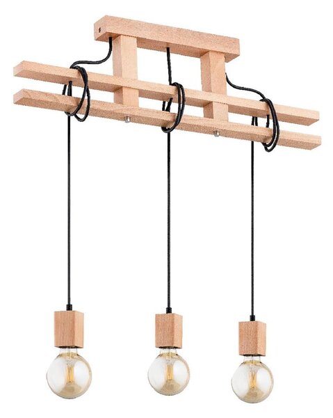Lampadario a sospensione con filo MAXXY 3xE27/15W/230V beige