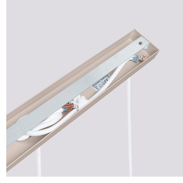 Lampadario grigio tortora in metallo Gleam – Sollux