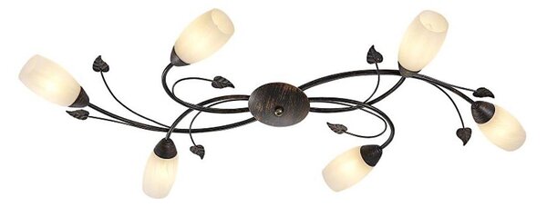 Globo 60800623X - Lampadario a plafone VENEZIA 6xE14/40W/230V