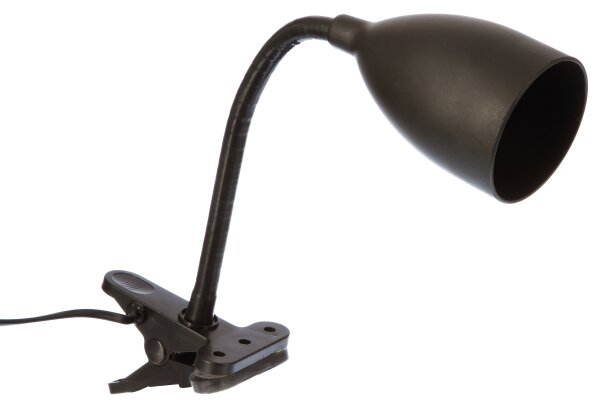 Atmosphera - Lampada con morsetto SILY 1xE14/7W/230V nero