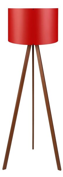 Lampada da terra AYD 1xE27/40W/230V rosso/marrone