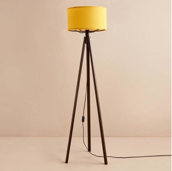 Lampada da terra AYD 1xE27/40W/230V marrone/arancione
