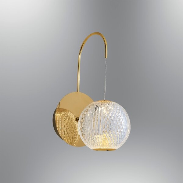 Lampada da parete LED CREMONA LED/5W/230V 3000K dorata