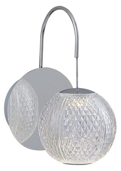 Lampada da parete LED CREMONA LED/5W/230V 3000K cromo opaco
