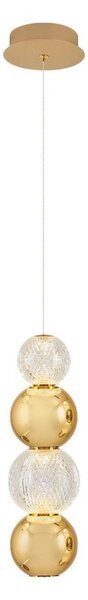 Lampadario LED a cavo CREMONA LED/7W/230V 3000K oro