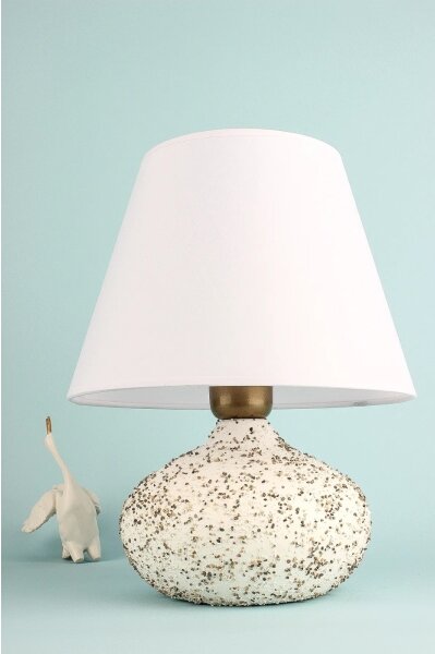 Lampada da tavolo RAMZES 1xE27/40W/230V bianca