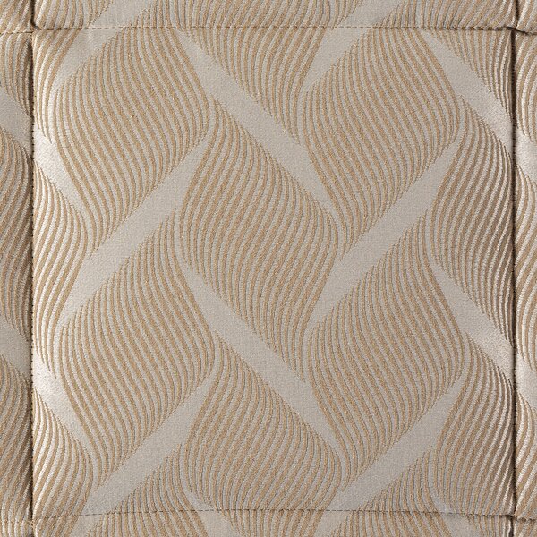 Trapunta MATRIMONIALE Biki SABBIA Raso Jacquard Caleffi