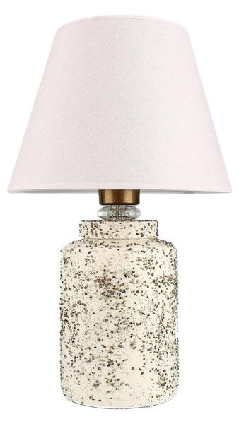 Lampada da tavolo RAMZES 1xE27/40W/230V bianco/beige
