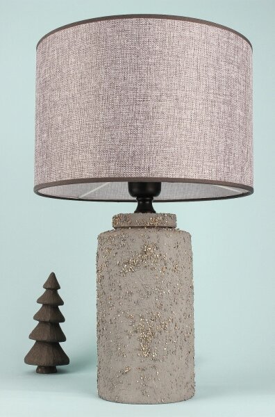 Lampada da tavolo RAMZES 1xE27/40W/230V grigia