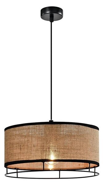 Lampadario a sospensione con cavo ARDI 1xE27/40W/230V marrone/nero