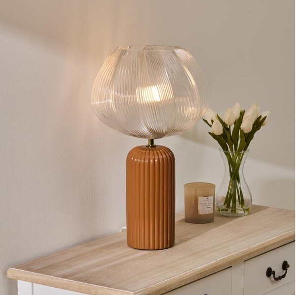Atmosphera - Lampada da tavolo PHYLAS 1xE14/40W/230V arancione
