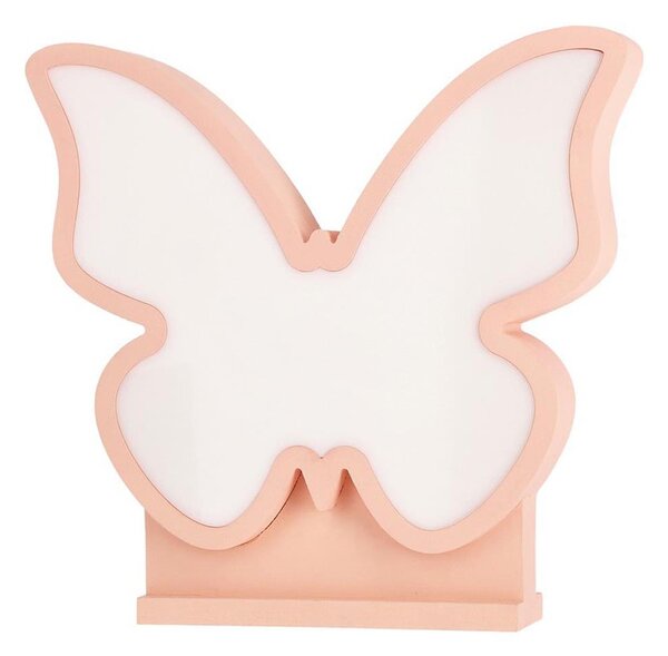Lampada da scrivania per bambini a LED BUTTERFLY LED/14W/230V rosa
