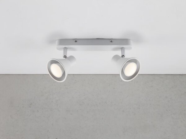 Nordlux - Faretto EIK 2xGU10/35W/230V bianco