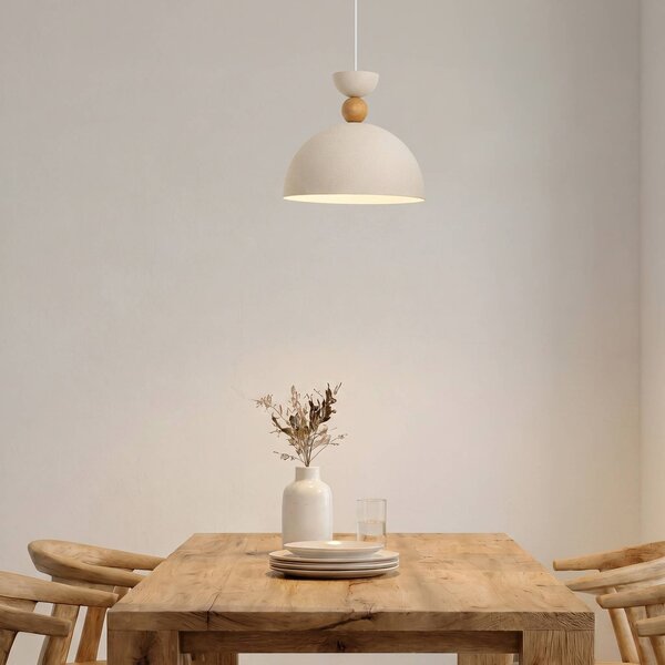 Lampada a sospensione Kure Opviq, dimmerabile, Crema / Ambra, Soggiorno / Sala da pranzo, Metallo, Lampada a sospensione