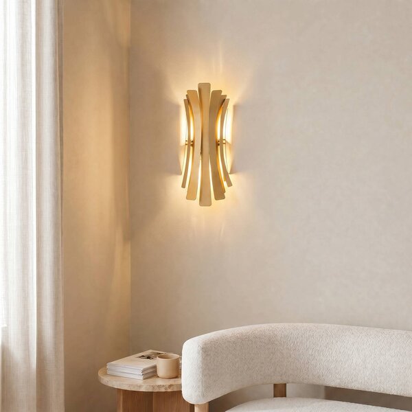 Applique da parete Lınea Opviq, dimmerabile, Ottone / Oro, Soggiorno / Sala da pranzo, Metallo, Moderno, Applique