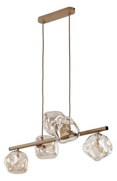 Lampada a sospensione con cavo LAVA 5xG9/8W/230V beige/beige fumé