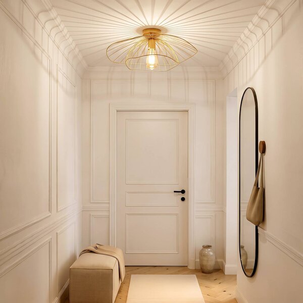 Plafoniera soffitto Mantar Opviq, dimmerabile, Nero, Soggiorno / Sala da pranzo, Metallo, Moderno, Plafoniera