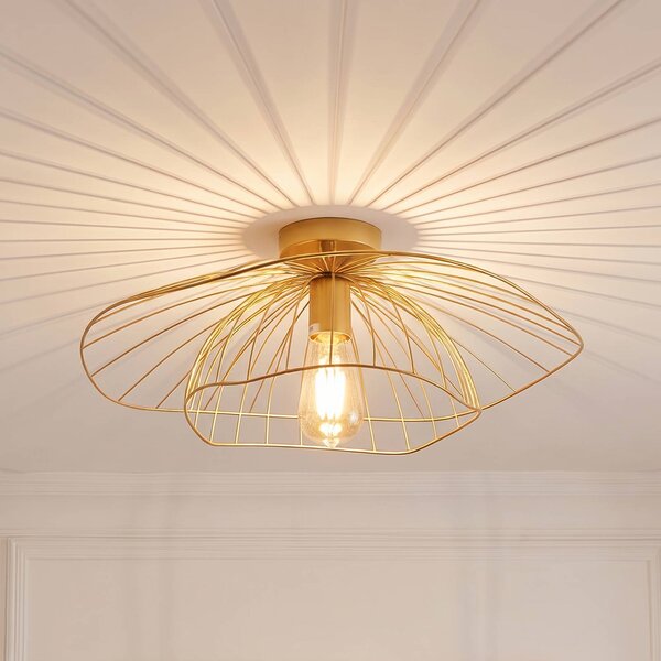 Plafoniera soffitto Mantar Opviq, dimmerabile, Nero, Soggiorno / Sala da pranzo, Metallo, Moderno, Plafoniera
