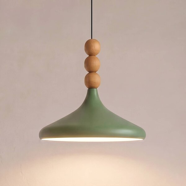 Lampada a sospensione Eysan Opviq, dimmerabile, Verde, Soggiorno / Sala da pranzo, Metallo, Scandinavo, Lampada a sospensione