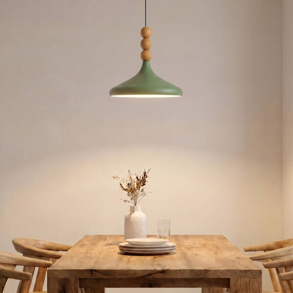 Lampada a sospensione Eysan Opviq, dimmerabile, Verde, Soggiorno / Sala da pranzo, Metallo, Scandinavo, Lampada a sospensione