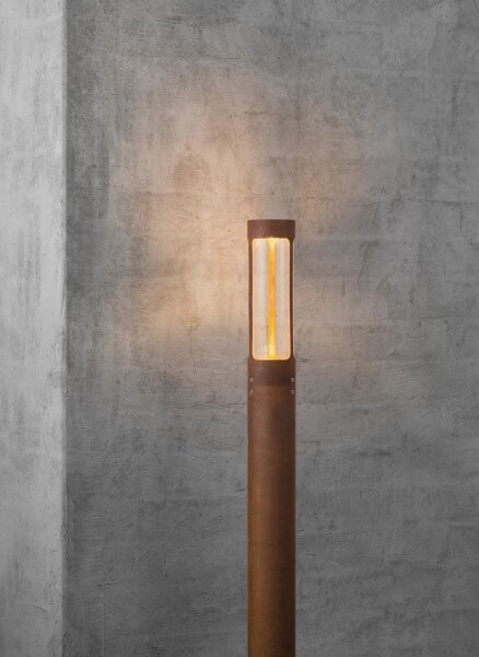 Nordlux - Lampada da esterno HELIX 1xGU10/8W/230V IP44 ruggine 80 cm