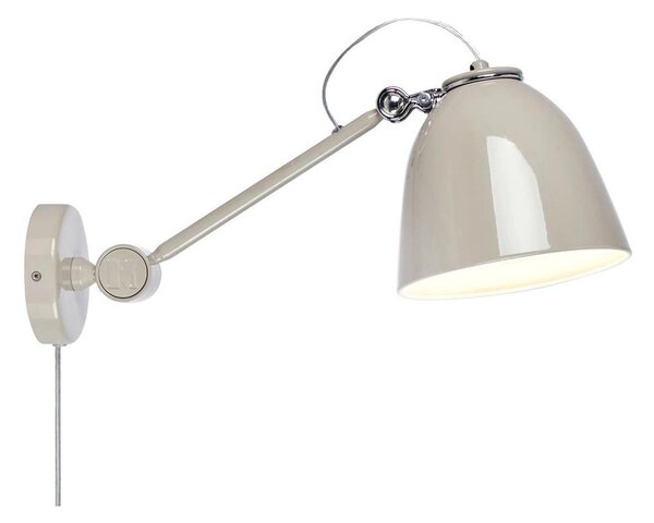 Markslöjd 108964 - Lampada da parete TILT 1xE27/60W/230V grigia