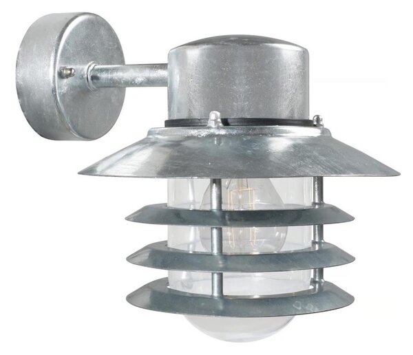 Nordlux - Applique da esterno VEJERS 1xE27/60W/230V IP54 argento