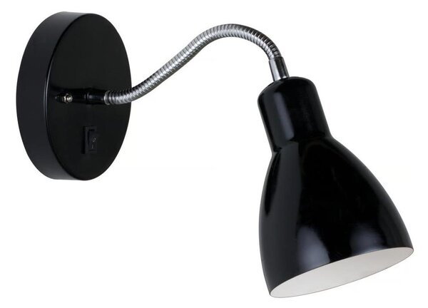 Nordlux - Lampada da parete CYCLONE 1xE14/15W/230V nera