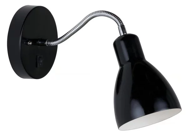 Nordlux - Lampada da parete CYCLONE 1xE14/15W/230V nera