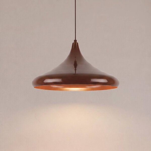 Lampada a sospensione Eysan Opviq, dimmerabile, Marrone / Ruggine, Soggiorno / Sala da pranzo, Metallo, Vintage, Lampada a sospensione
